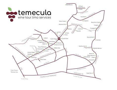 map of Temecula wineries